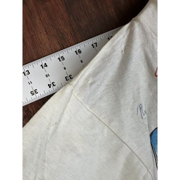 1990 NHRA Drag Racing‎ T SHIRT FRAM National w/Autos Distressed Brawny Tag Small - Picture 6 of 13